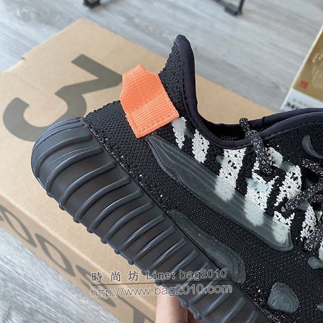 Adidas男女椰子鞋 阿迪達斯夜光椰子350 Adidas Yeezy Boost 350 v3水滴黑  xhn1523